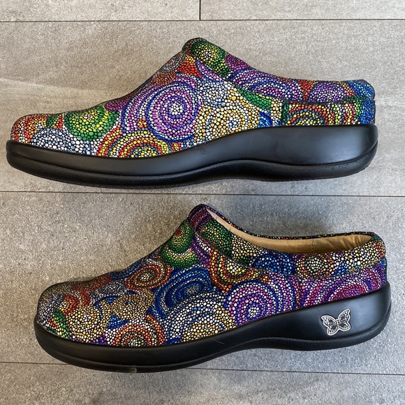 Alegria Rainbow Slip-On Clogs Women’s 10 - Picture 3 of 9